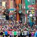 runners heading through downtown nashville
