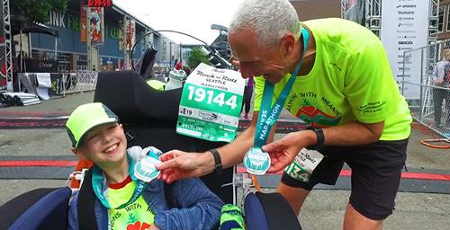 Peter Kline finished the Alaska Airlines Rock ‘n’ Roll Seattle Marathon to round out a 100-mile weekend.