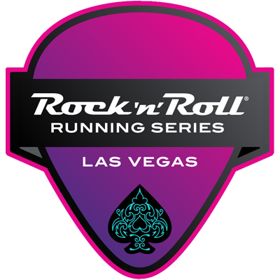 Las Vegas race guitar pick logo