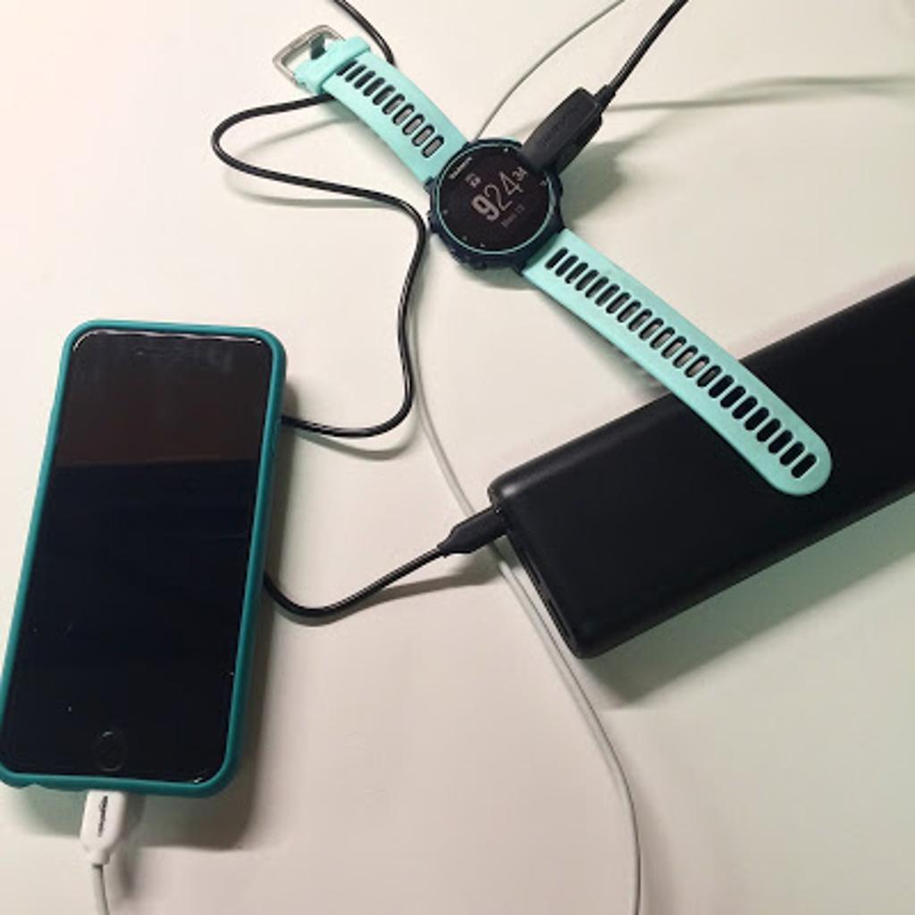 Charging phone and apple watch