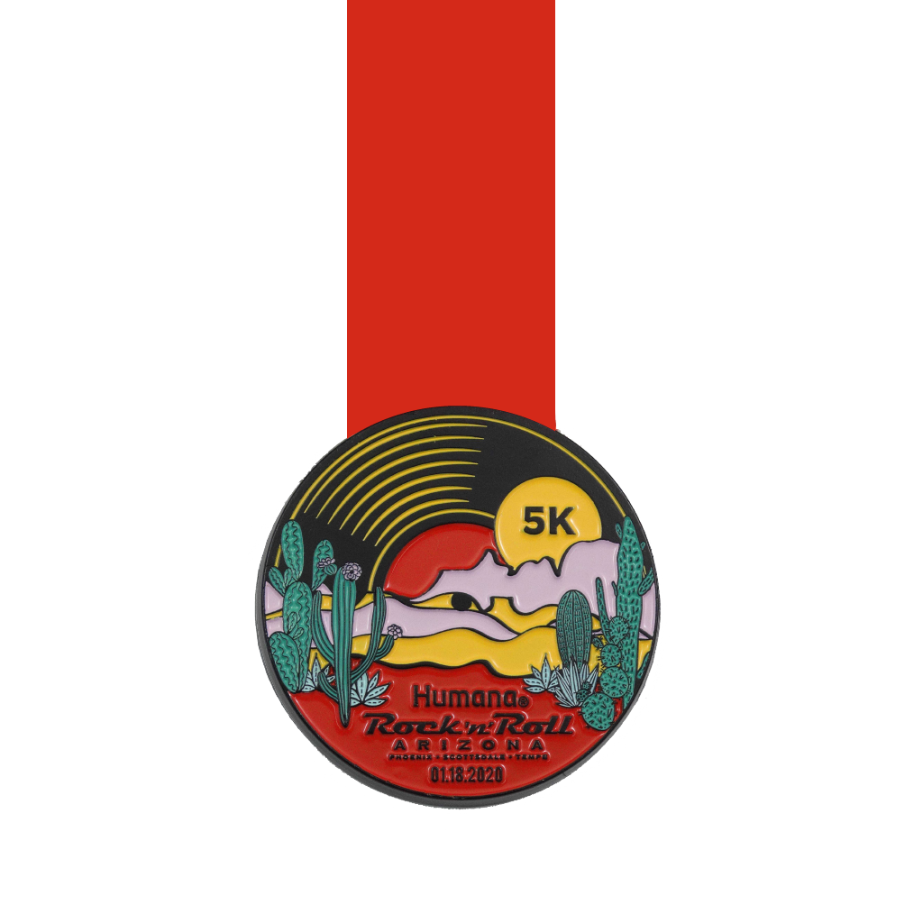Rock 'n' Roll Arizona Finisher Medals