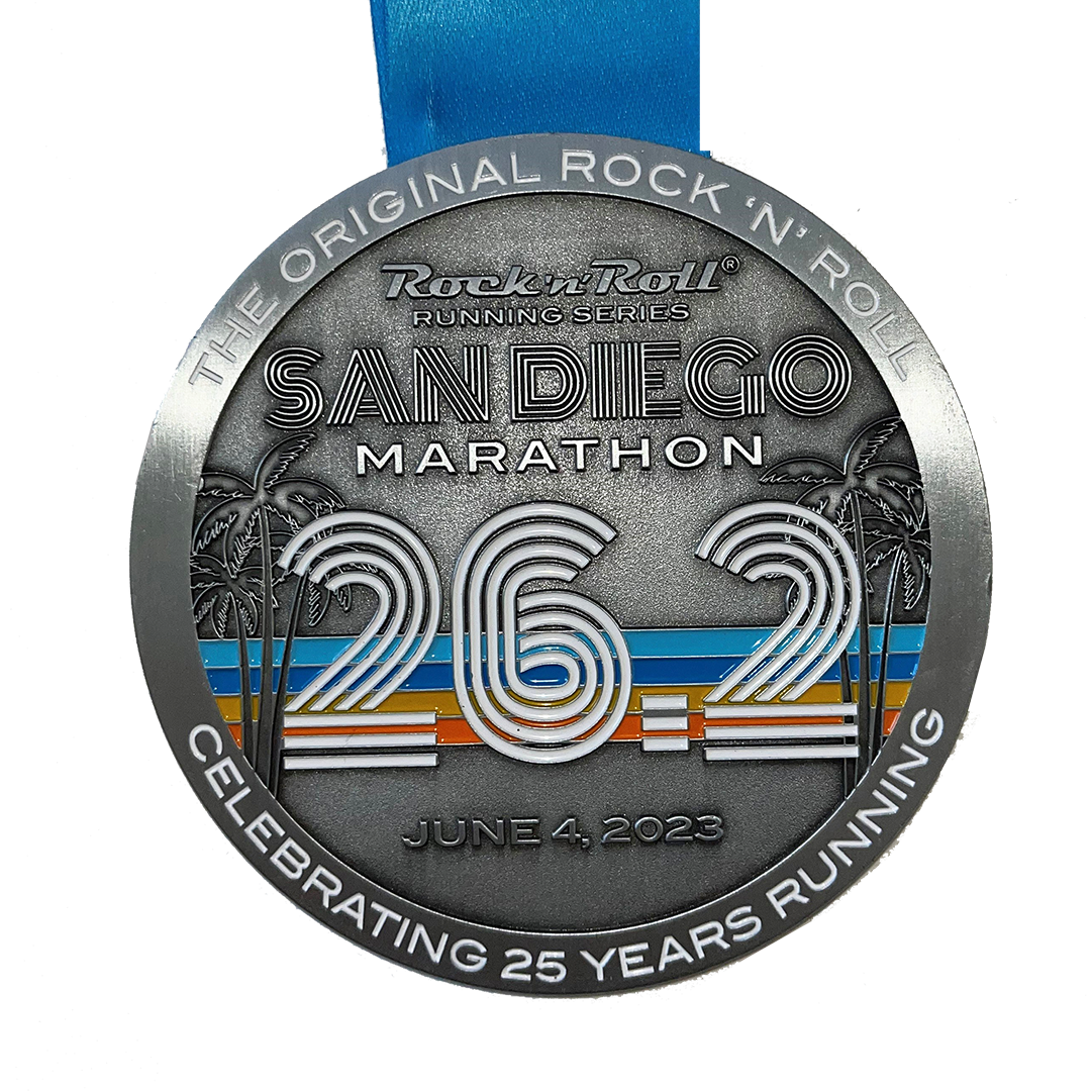 Rock 'n' Roll San Diego Finisher Medals