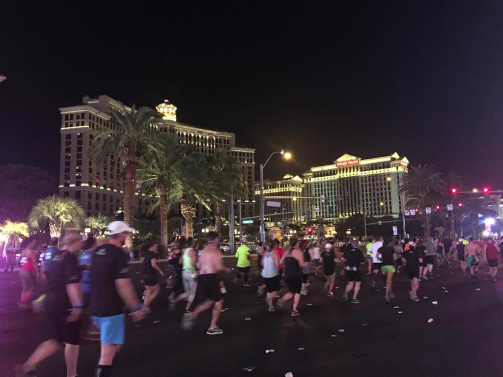 Runners in Las Vegas